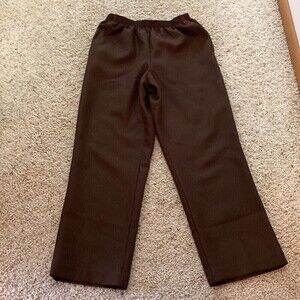 Alfred Dunner brown Pull On Pants